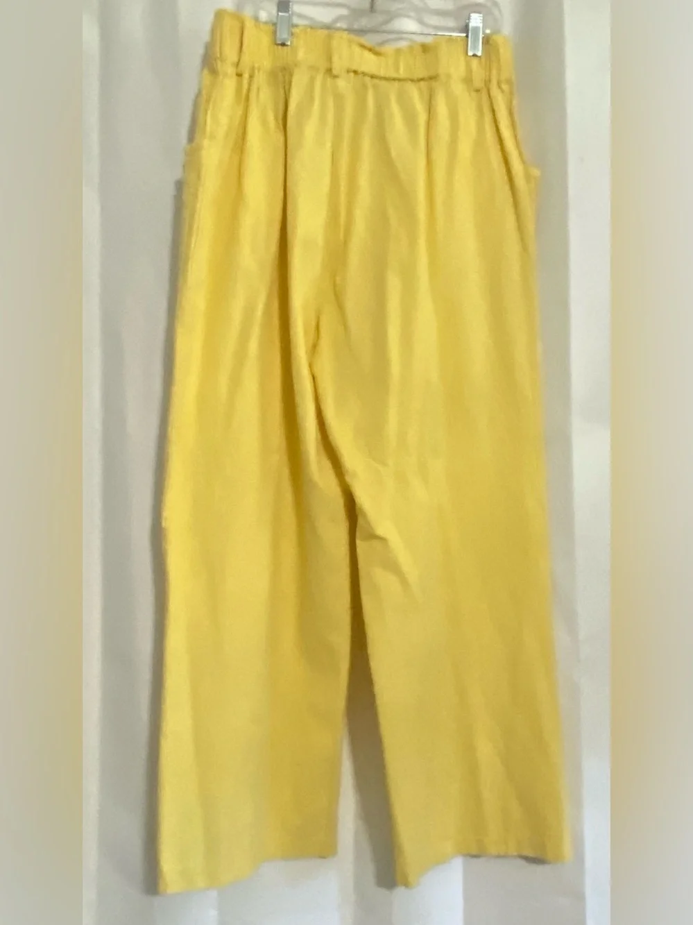Kids XL Yellow Lightweight 100% Cotton Pants